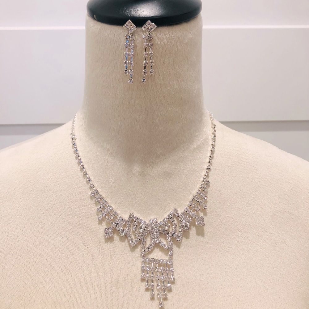 Czech Crystal Bridal Jewelry Set